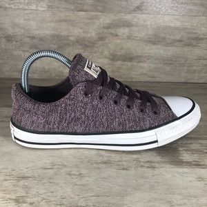 Converse Madison OX Low Top All Star Sneaker Purple Women 8